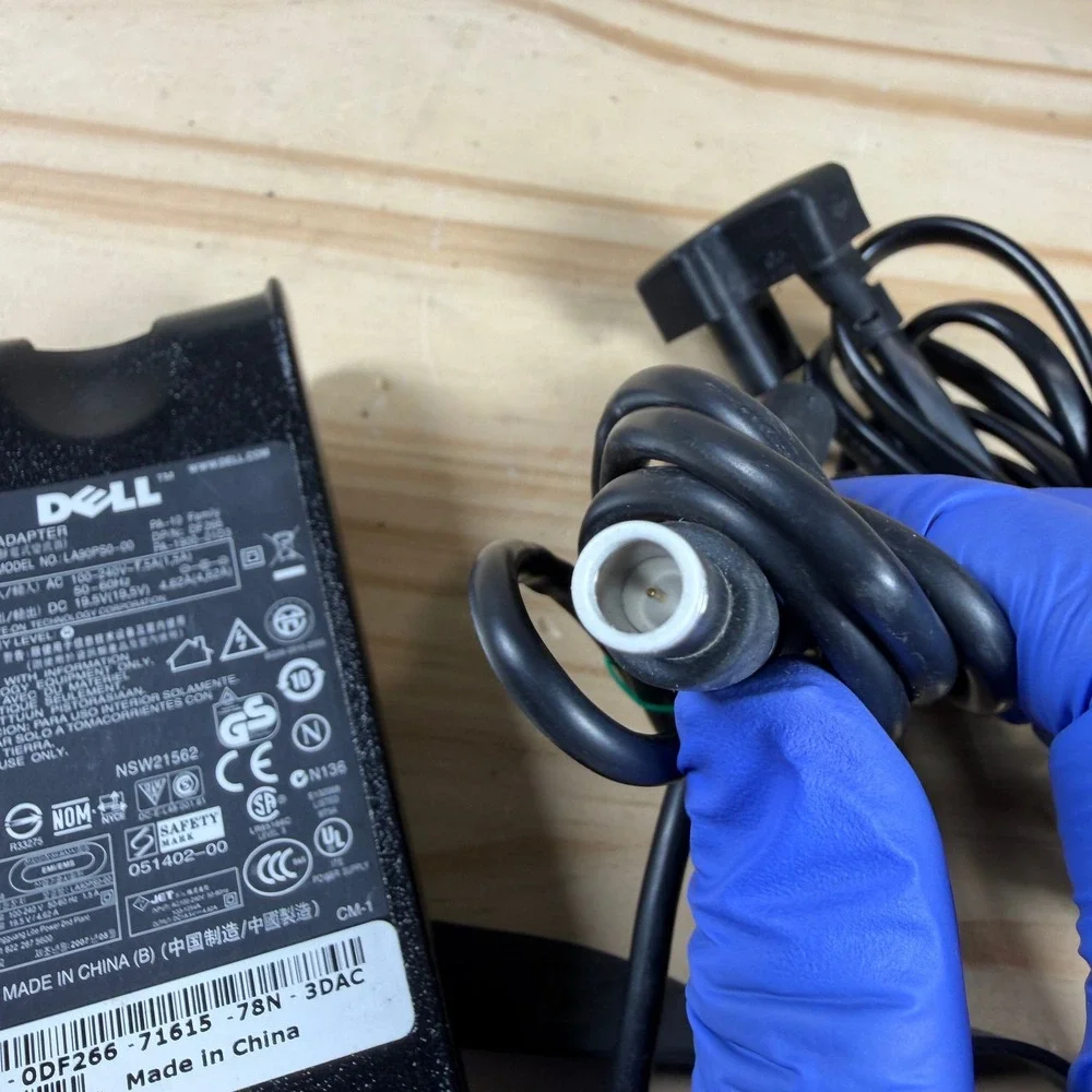 Dell AC Adapter 90W Black LA90PS0-00 19.5V 4.62A PA-10 Family Charger